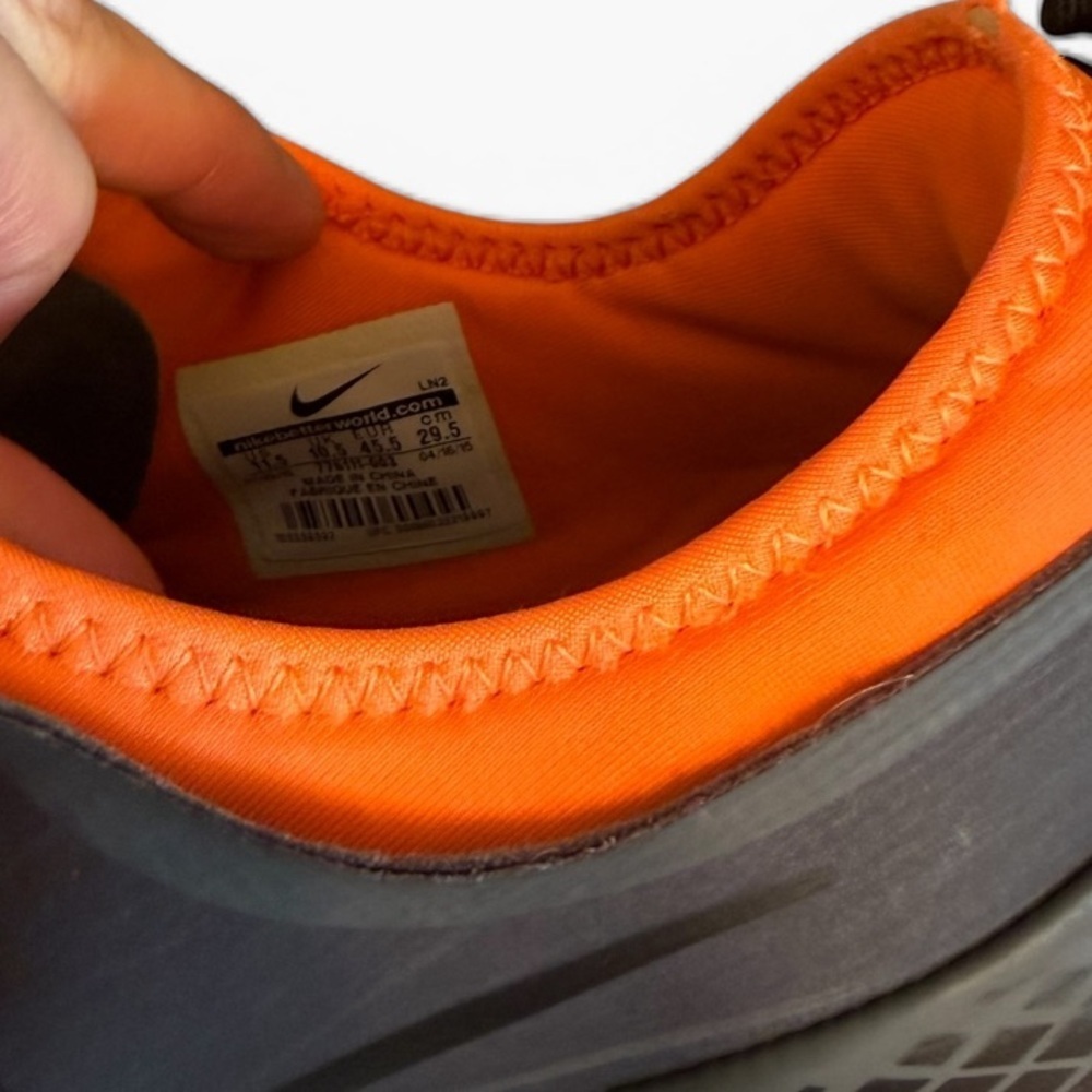 Nike Dual-Tone Gray and Vibrant Orange Golf ⛳️ Shoes - Picture 14 of 15